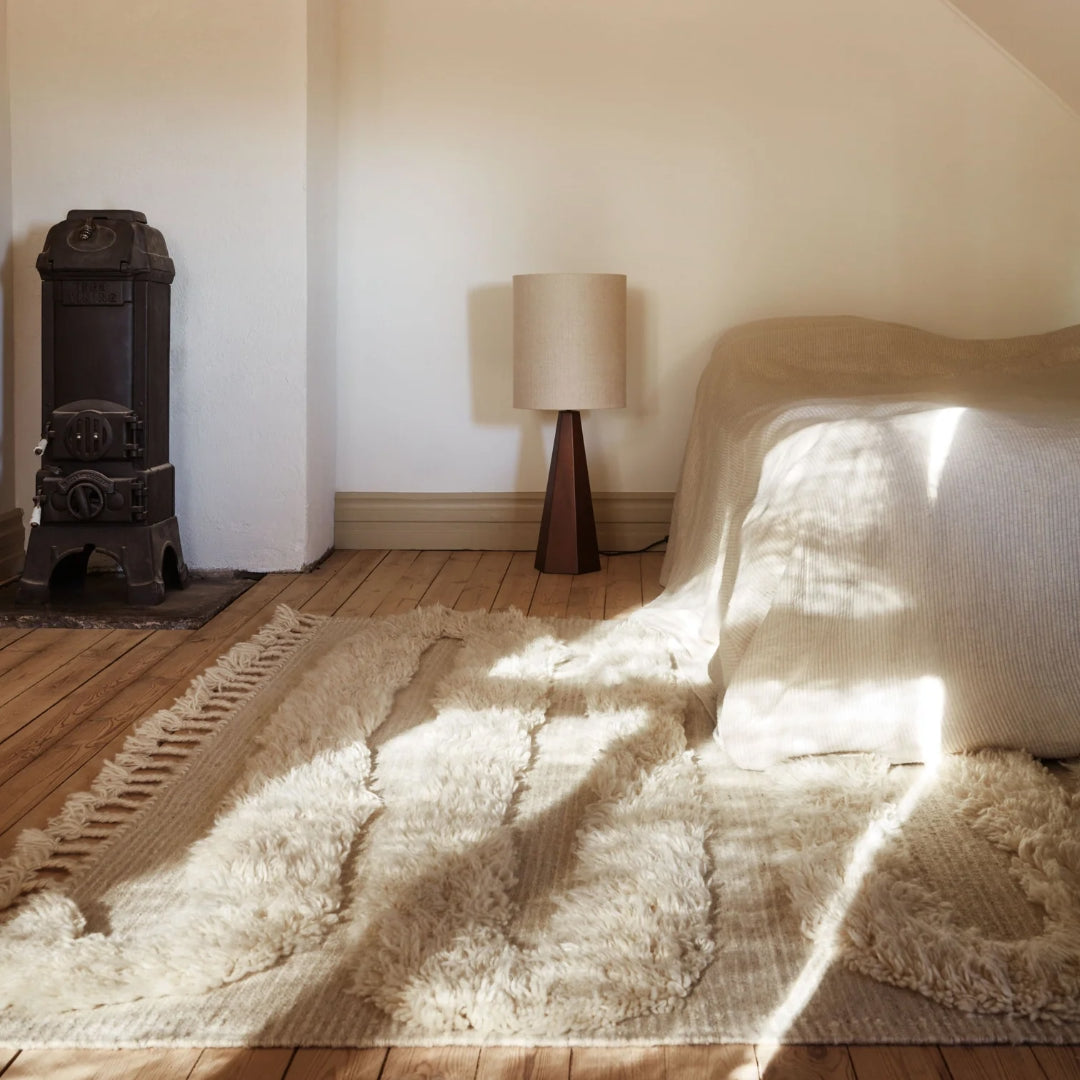 Snake Rya Off-White Rug