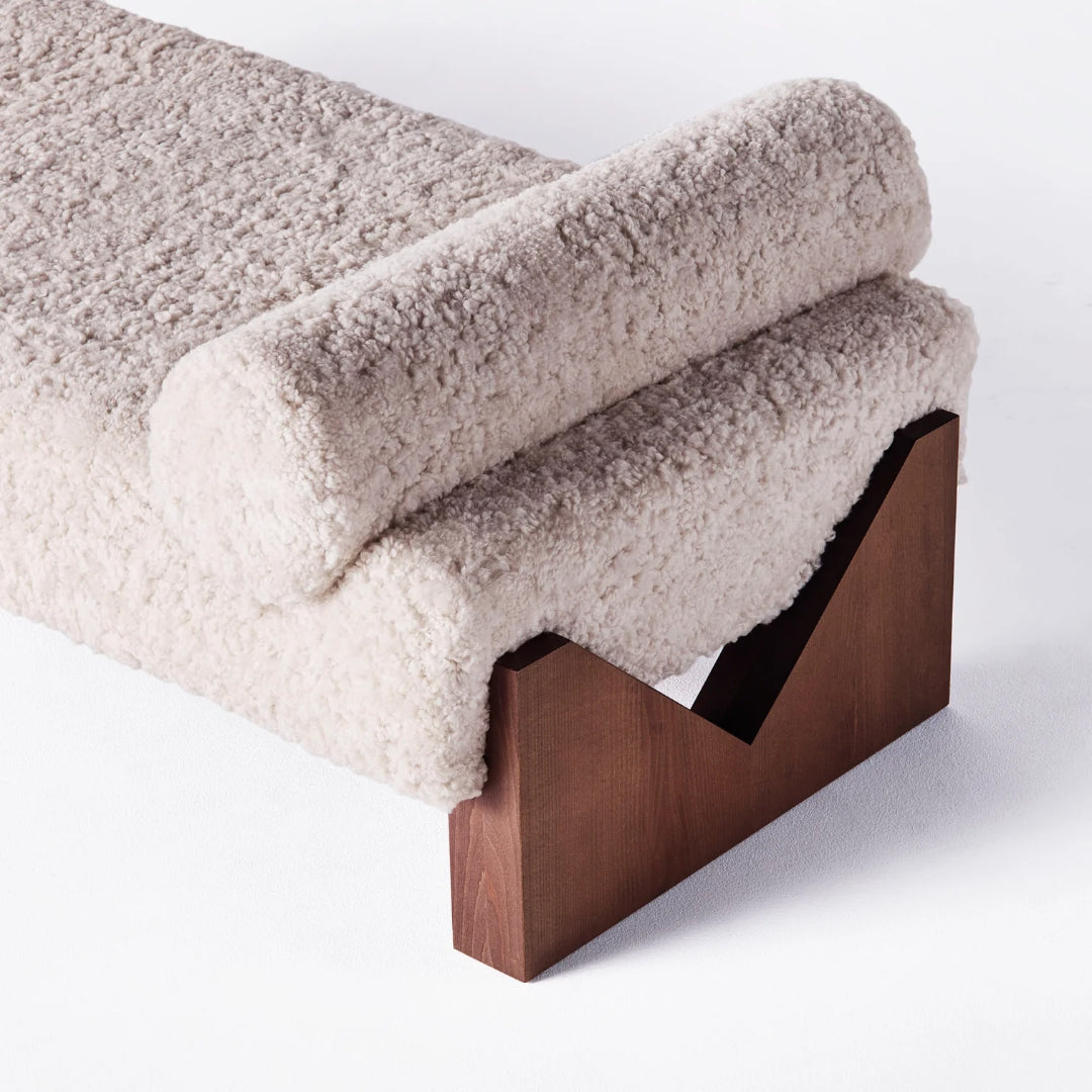 V Day Bed - Sheepskin