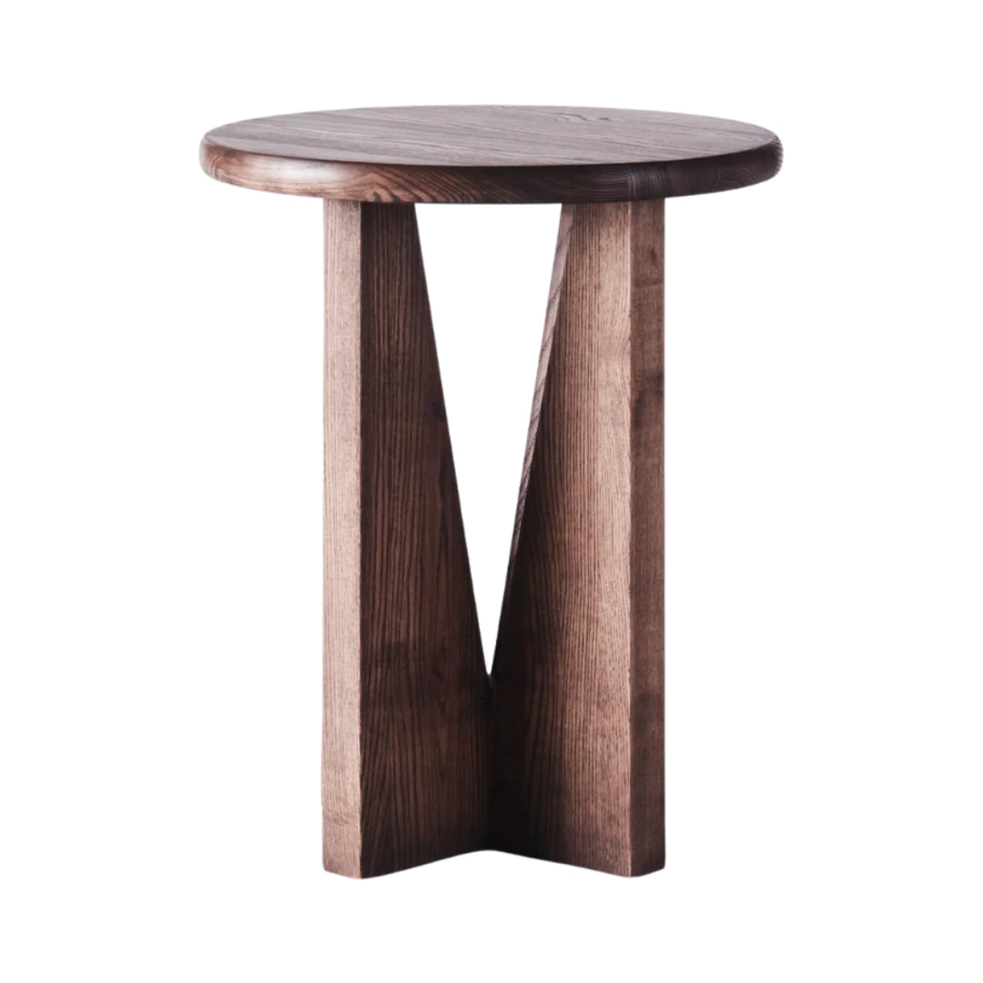 V Side Table - Stained Ash