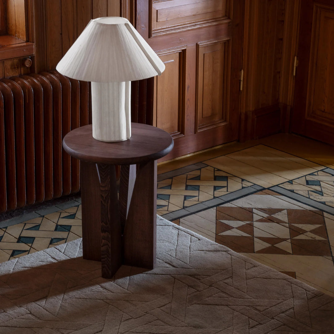 V Side Table - Stained Ash