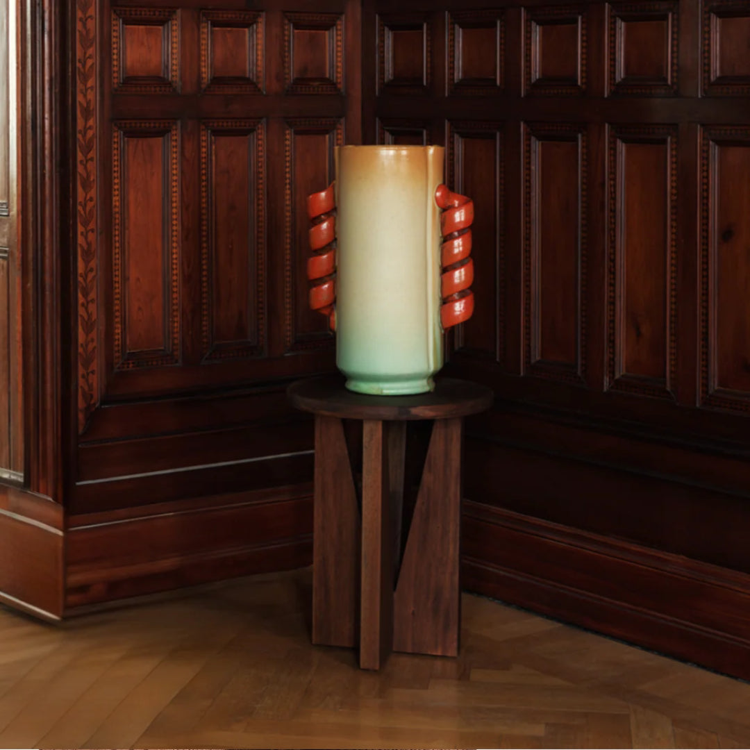 V Side Table - Stained Ash