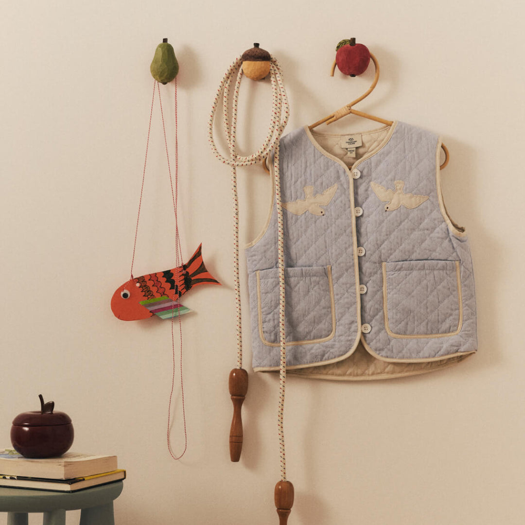 Ferm Living Acorn Hand-Carved Hook - Batten Home