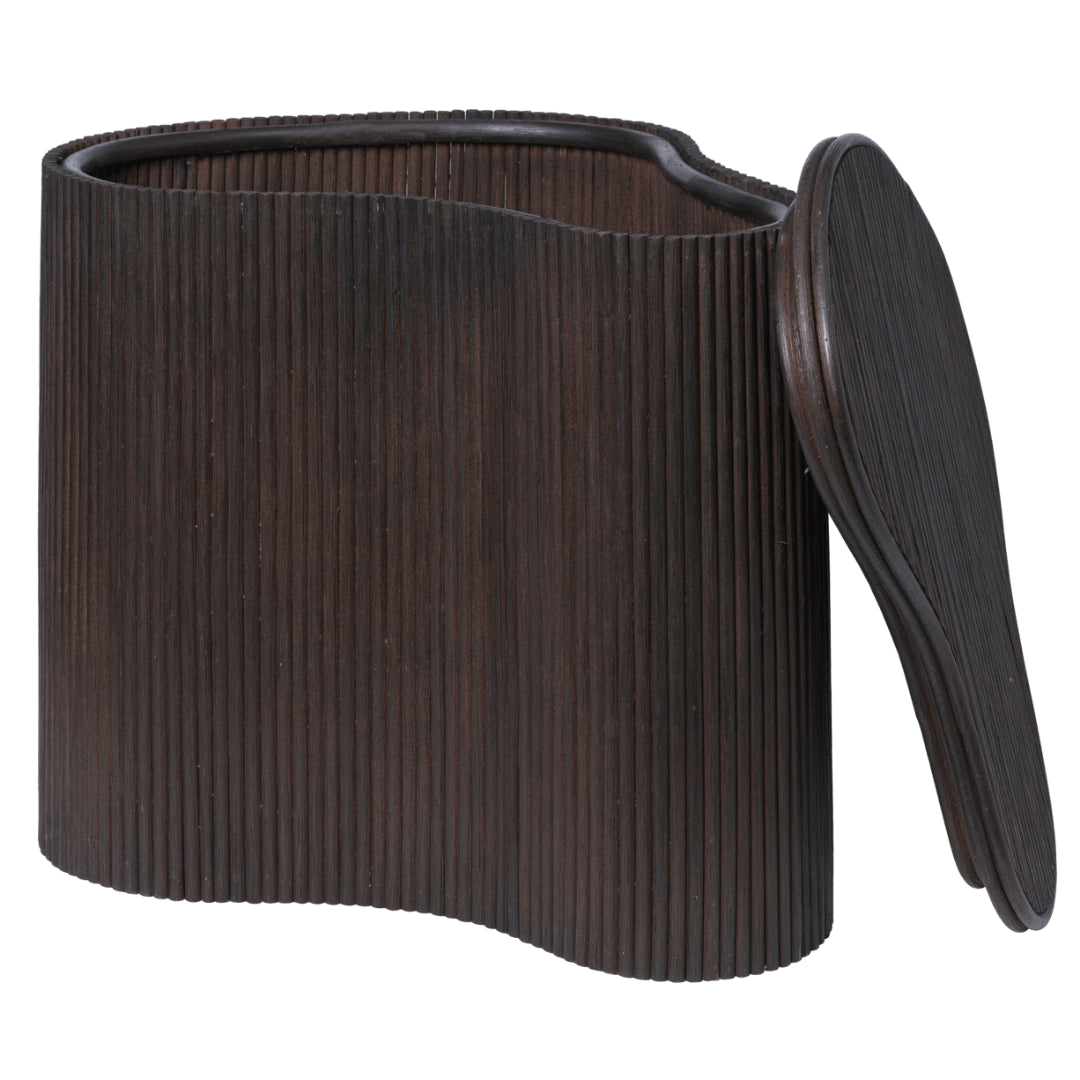 Ferm Living Isola Storage Table - Dark Stained - Batten Home