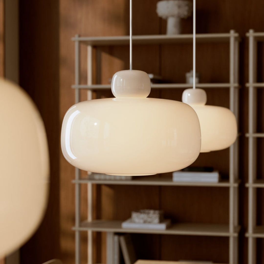 WOUD Stone Pendant Lamp - Glass - Batten Home