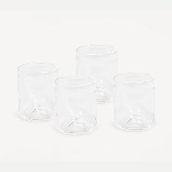 0405 Glass Set of 4 - Clear - Small