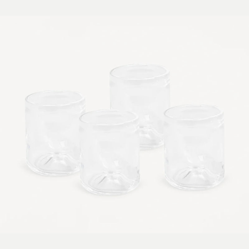 0405 Glass Set of 4 - Clear - Small