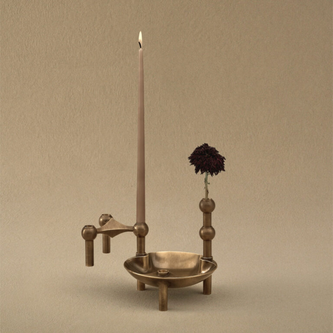 STOFF Nagel Bowl, Bronzed Brass - Batten Home