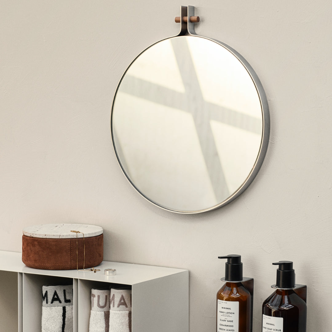 Kristina Dam Studio Dowel Mirror Round Small - Batten Home