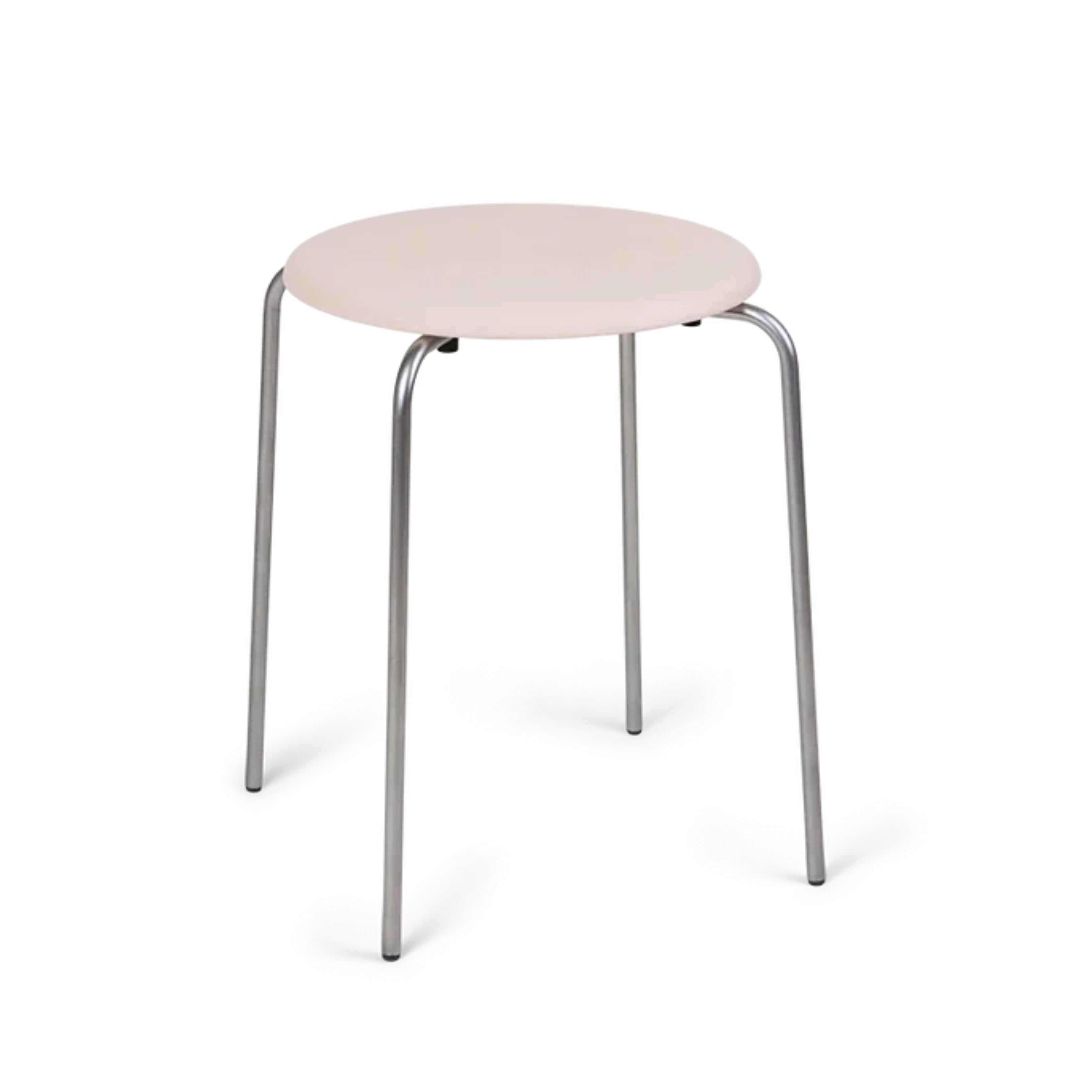 Petit Rond Stool - Leather Seat