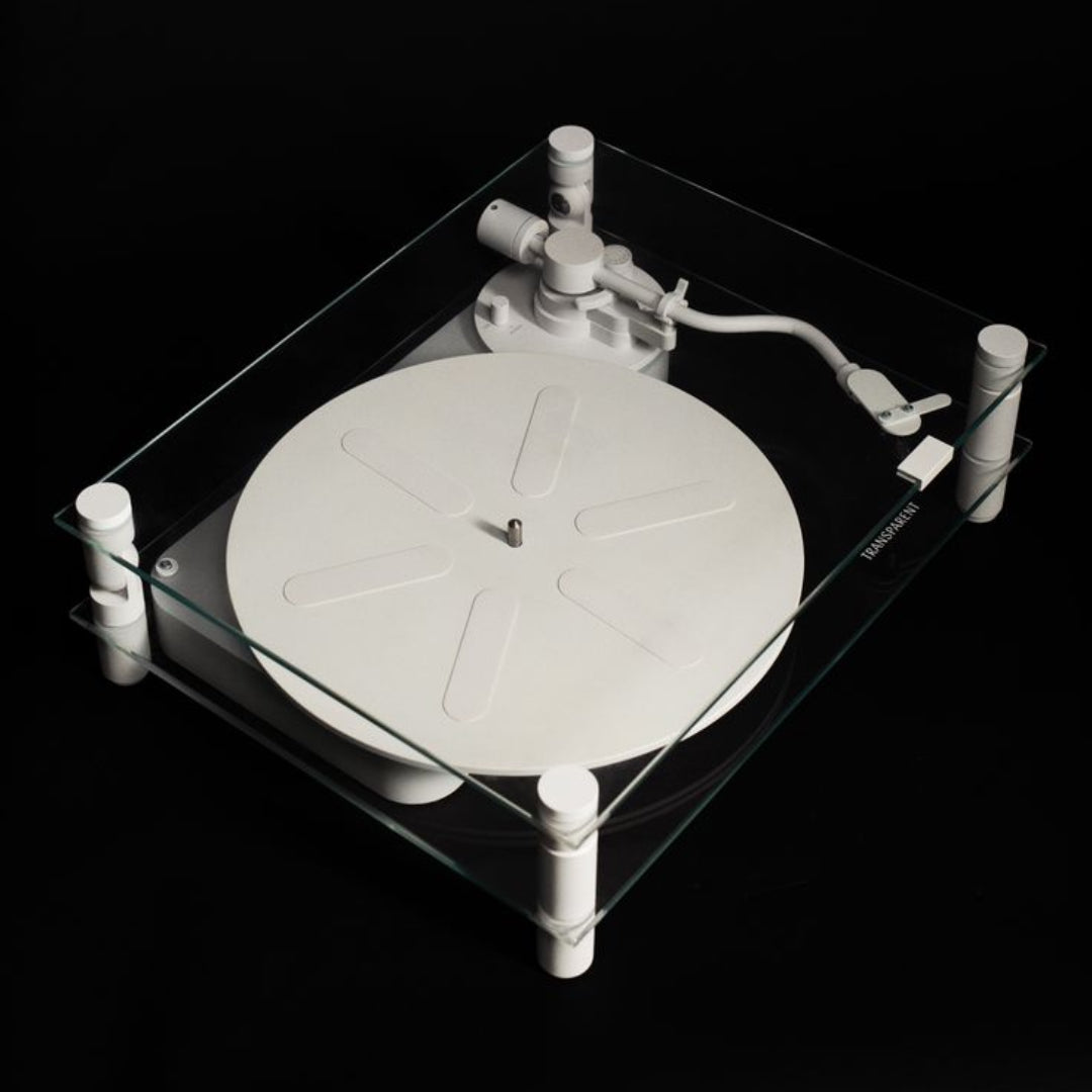 Transparent Turntable - White