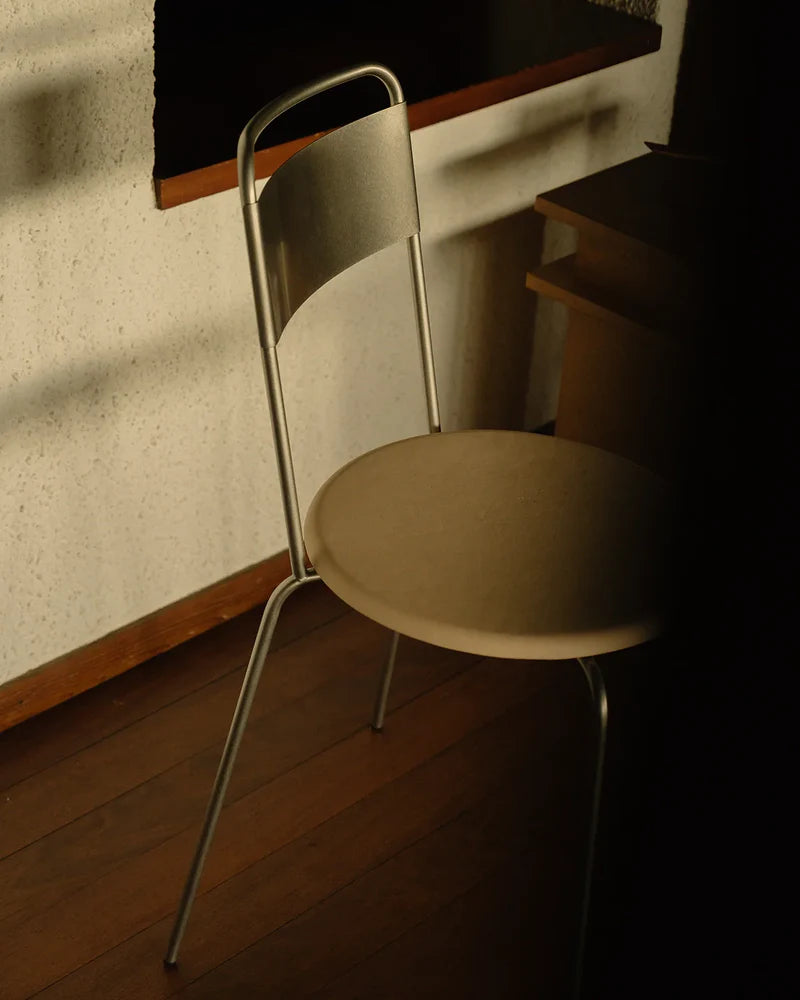 Petit Rond Chair - Leather Seat