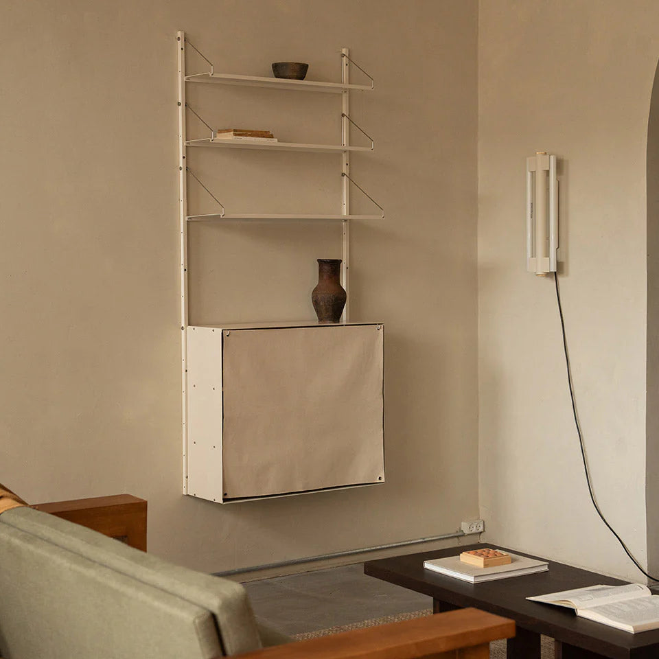 Shelf Library Canvas Cabinet Section - Batten Home