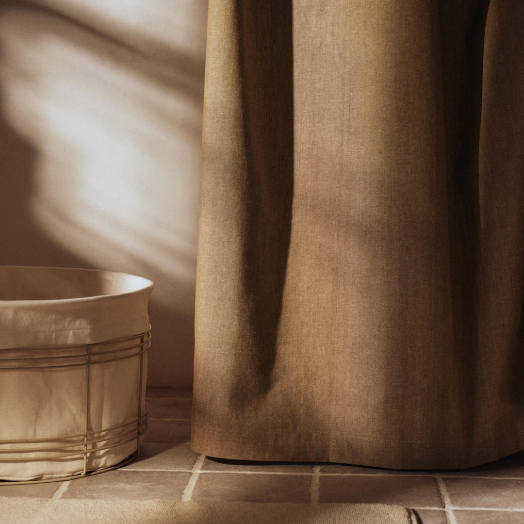 Chambray Shower Curtain - Olive