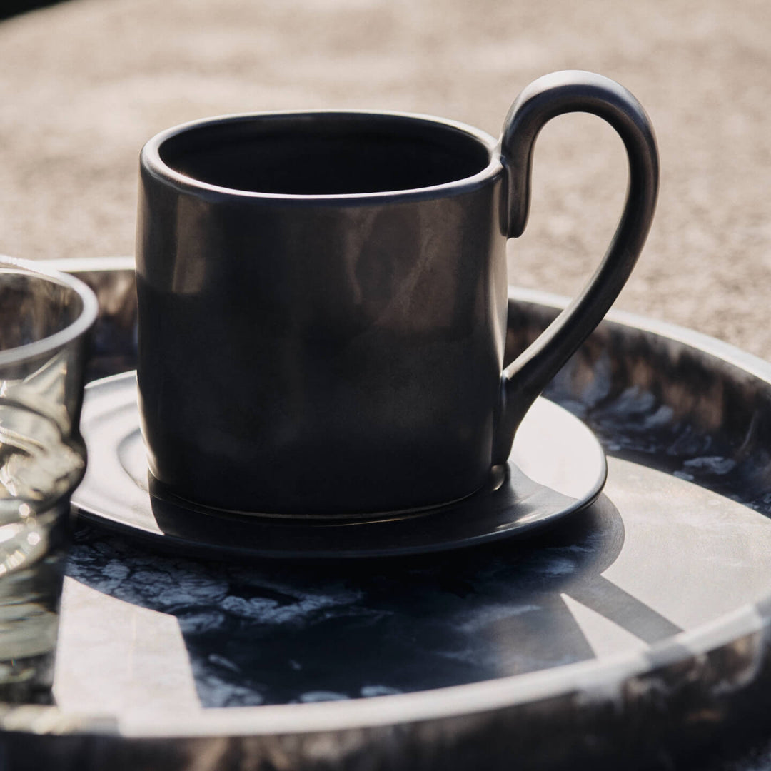 Flow Mug with Saucer