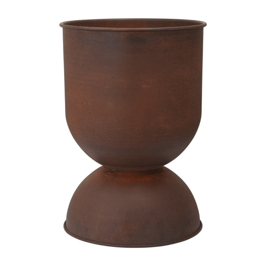 Ferm Living Hourglass Pots - Rust - Batten Home
