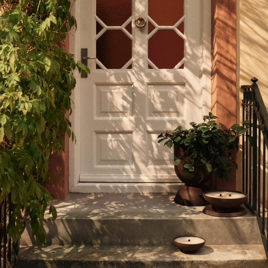 Hourglass Pots - Rust