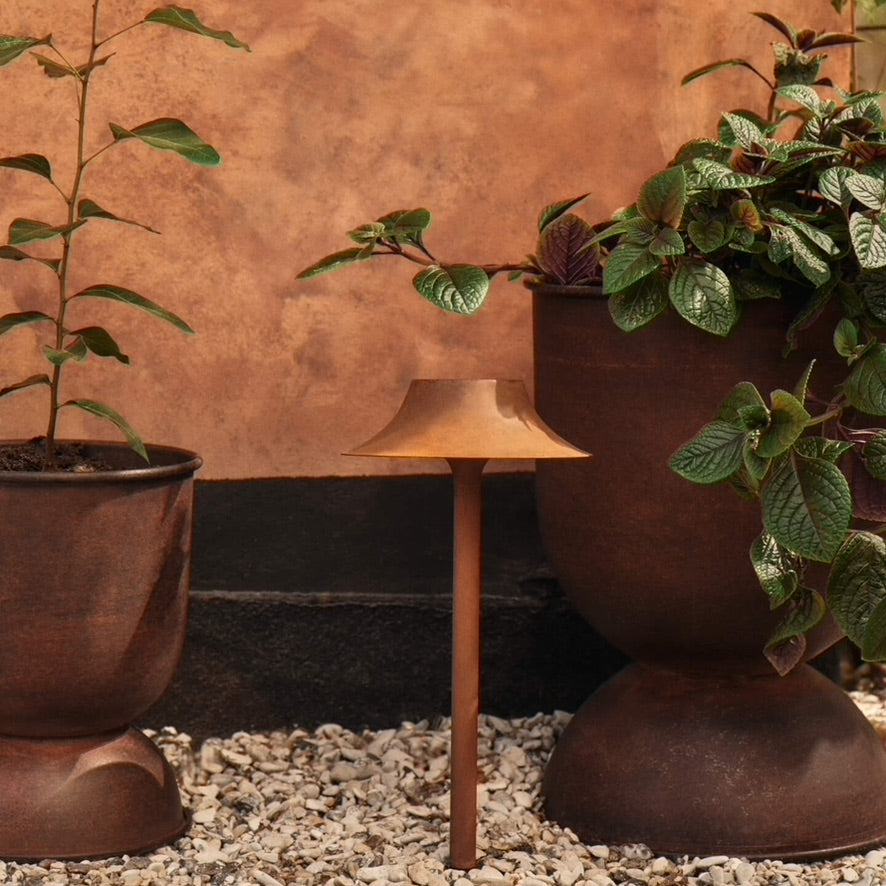 Ferm Living Hourglass Pots - Rust - Batten Home