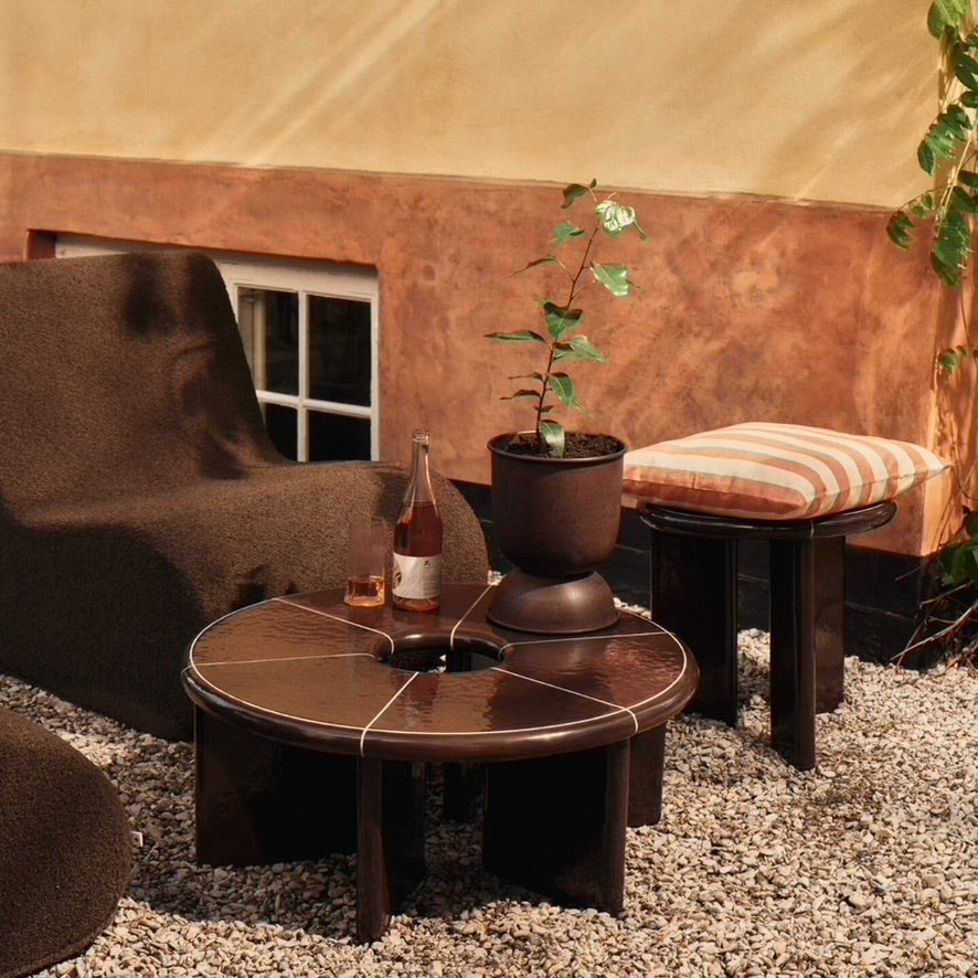 Hourglass Pots - Rust