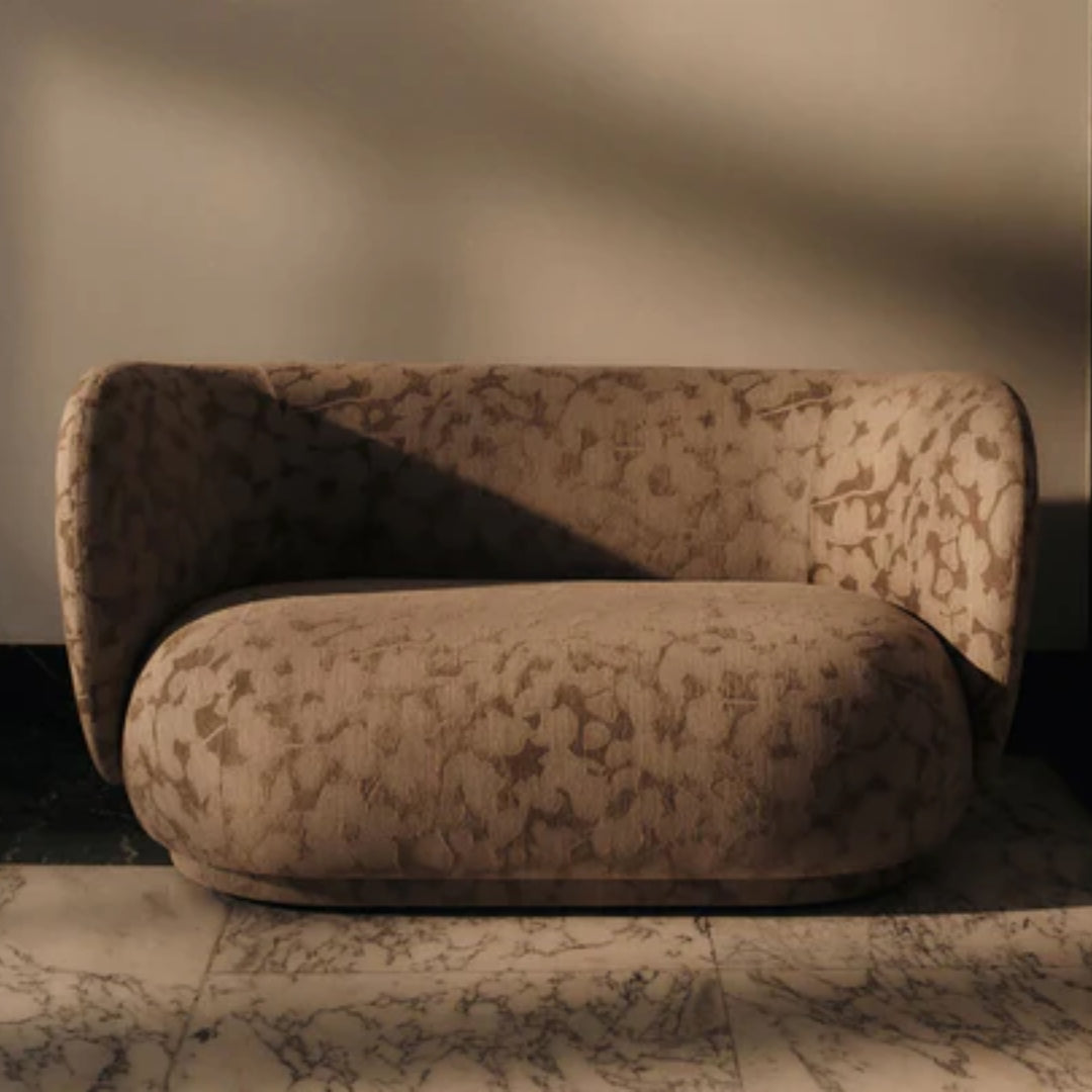 Rico 2-Seater Sofa - Cilla - Taupe