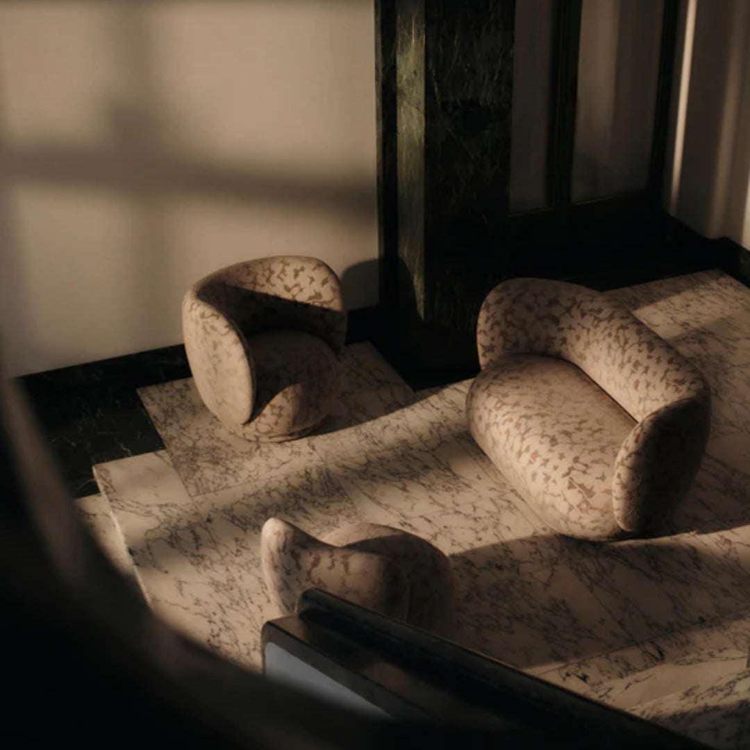 Rico Lounge Chair - Cilla - Taupe