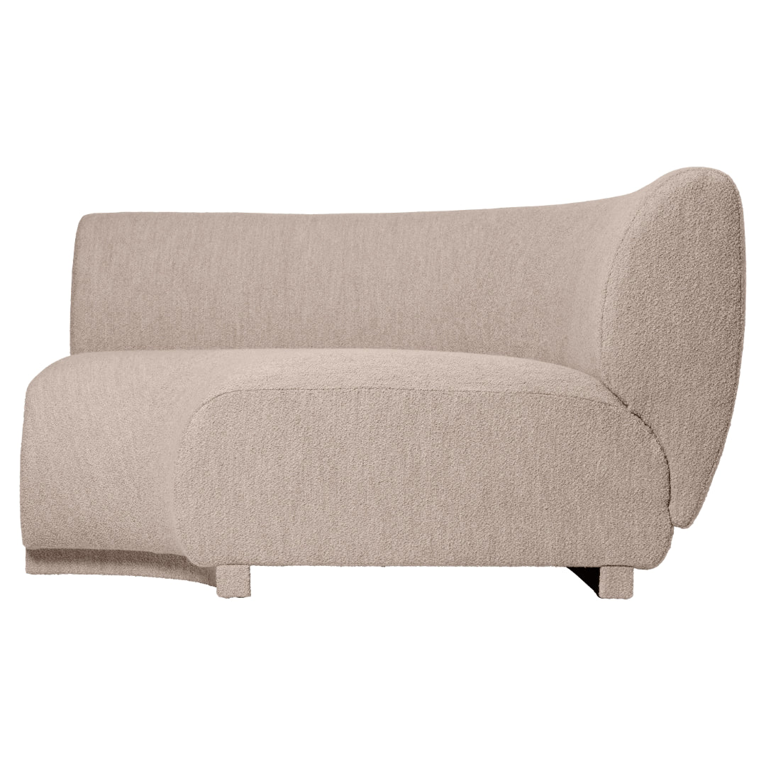 Rico Modular Sofa - Corner - Wide - Soft Bouclé - Natural