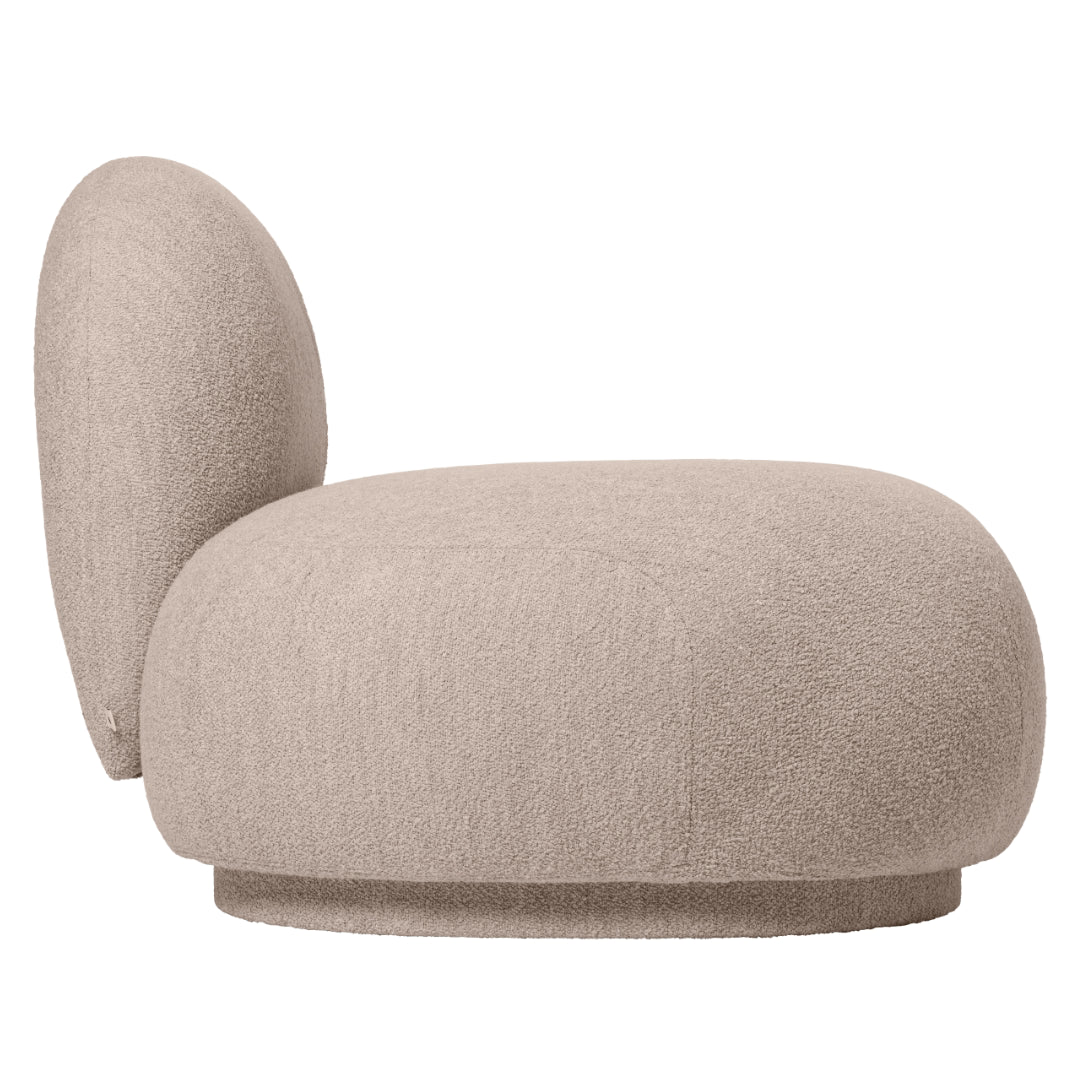 Rico Modular Sofa - Open End Left - Soft Bouclé - Natural