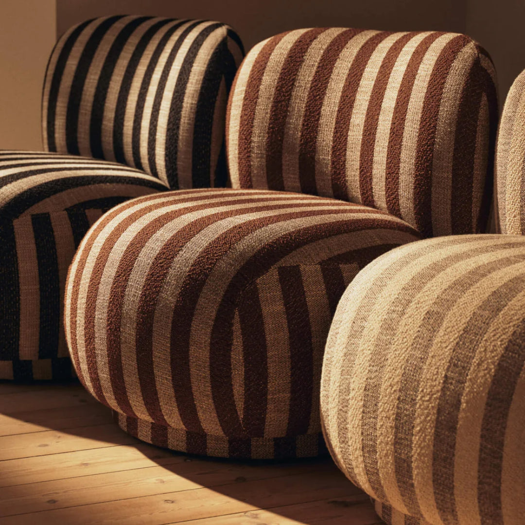 Rico Piccolo Lounge Chair - Louisiana - Sand/Black