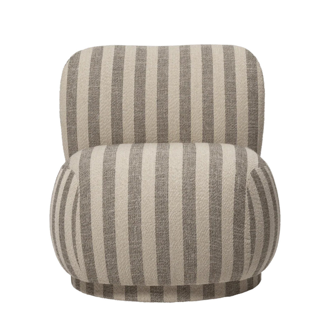 Rico Piccolo Lounge Chair - Louisiana - Sand/Off-White