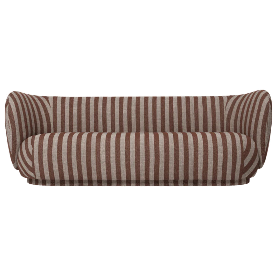 Rico Sofa 3-seater - Louisiana - Sand/Chocolate
