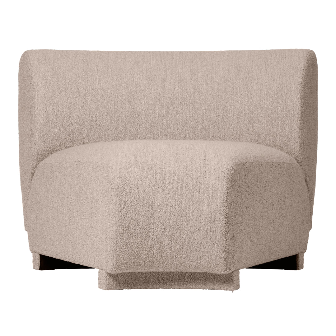 Rico Modular Sofa - Corner - Narrow - Soft Bouclé - Natural