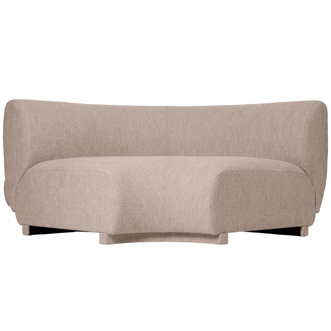 Rico Modular Sofa - Corner - Wide - Soft Bouclé - Natural