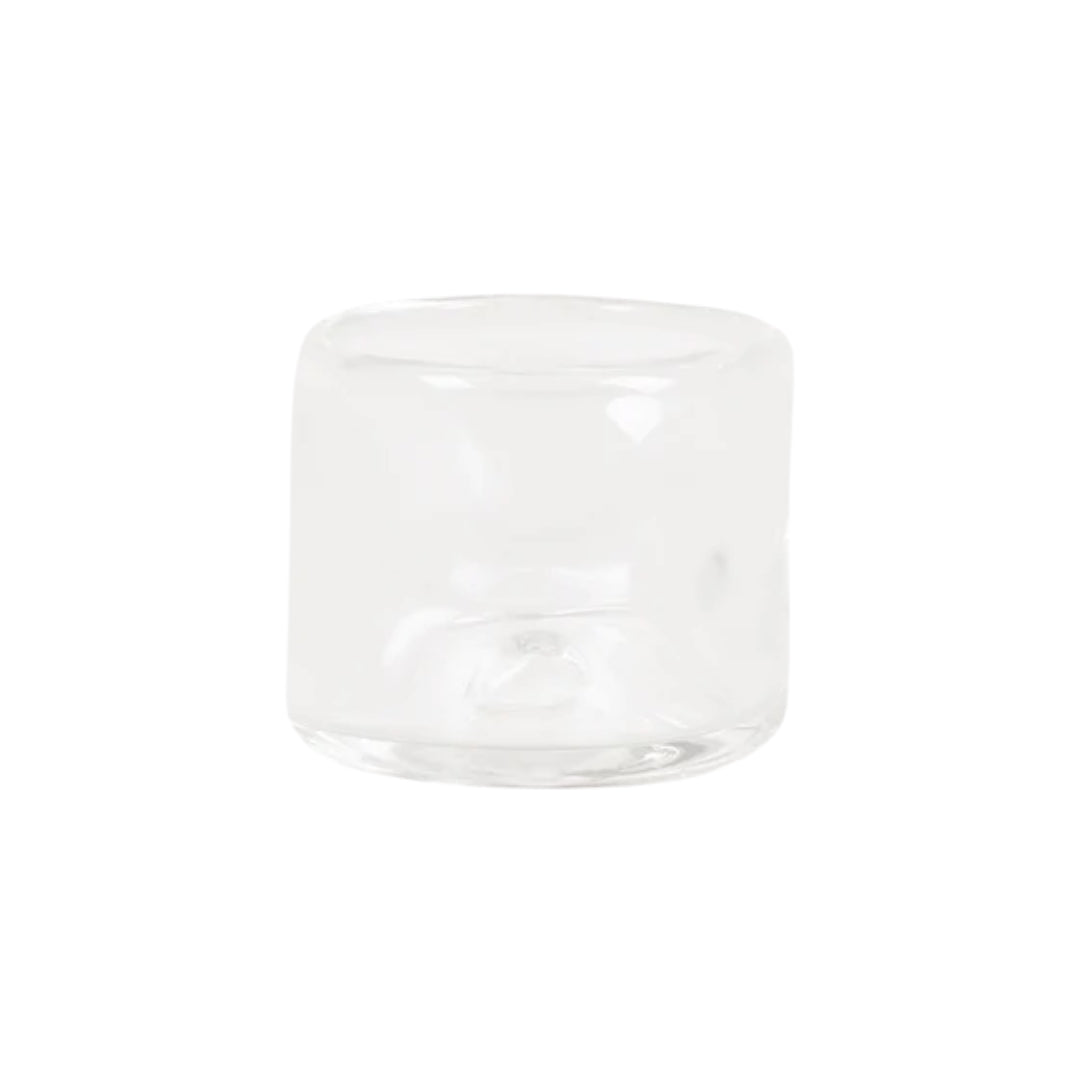 0405 Glass - Wide - Clear - Set of 4