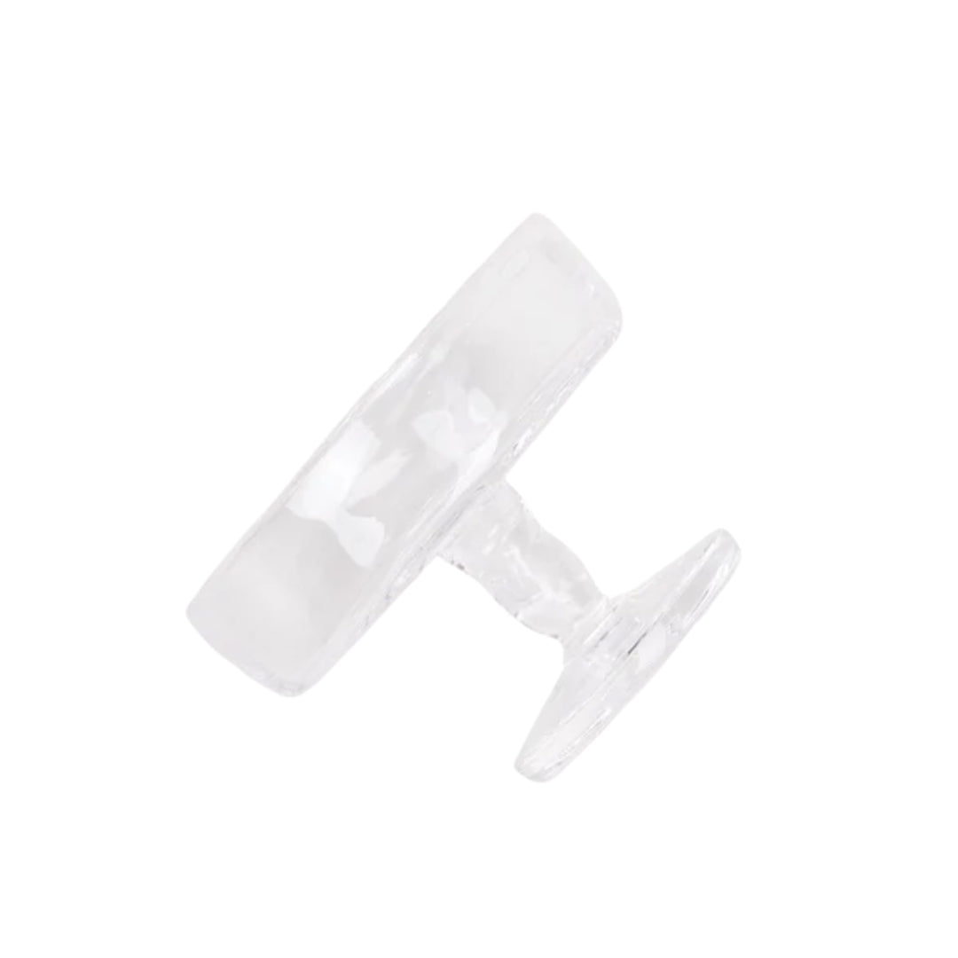 0405 Stem Glass 3 - Clear - Wide - Set of 2