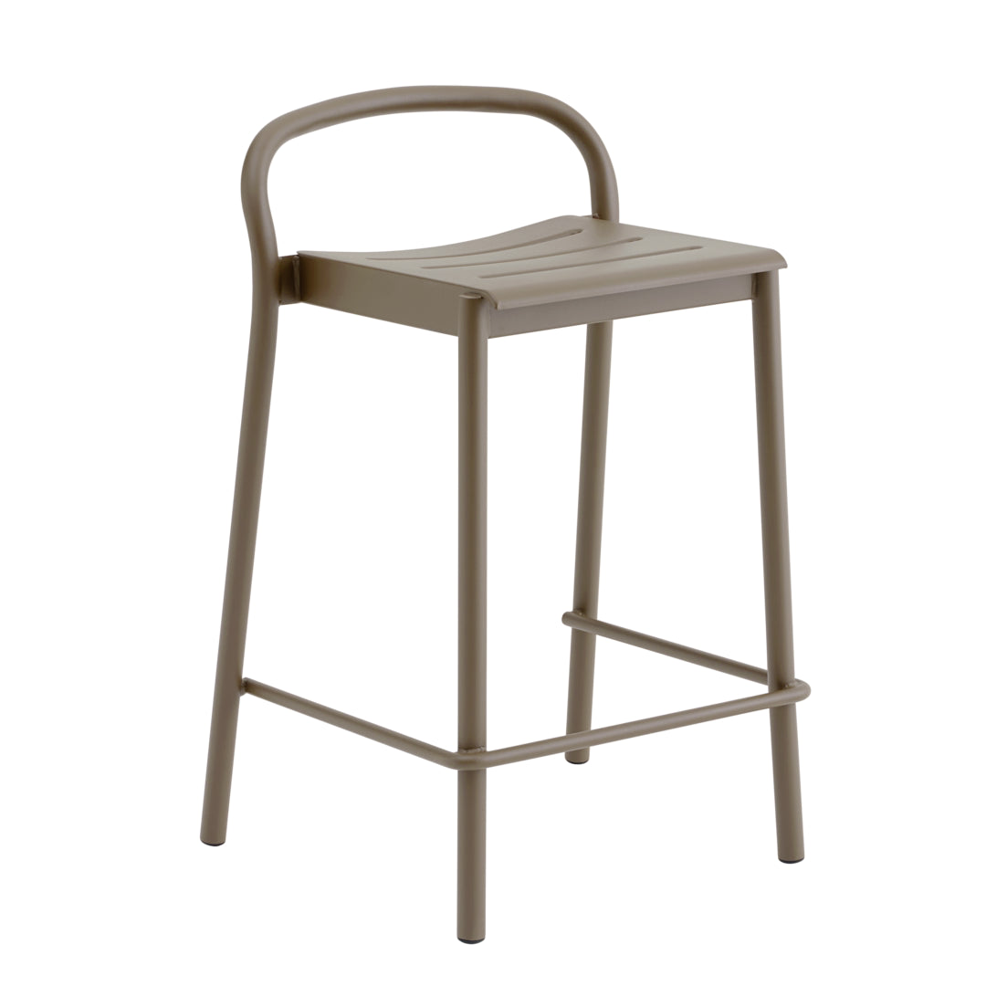 Linear Steel Counter Stool