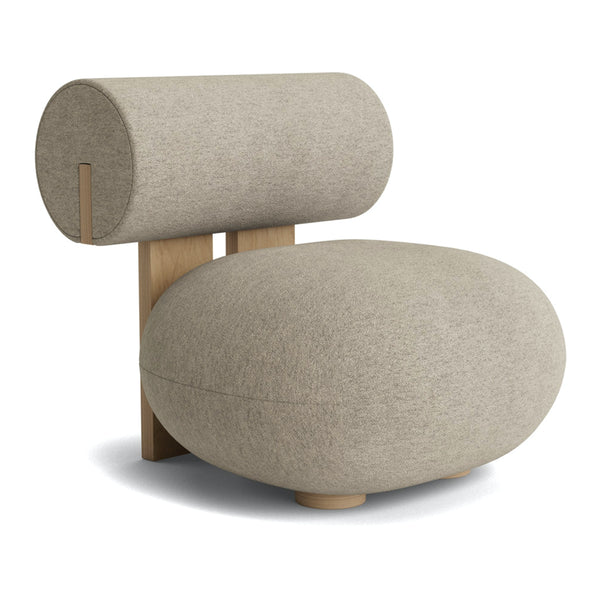 Hippo Lounge Chair Natural Oak Barnum 005