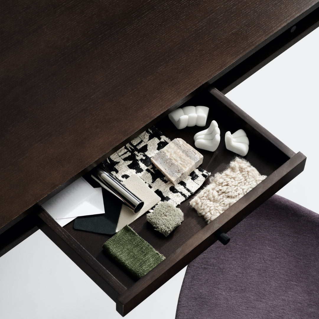 JFK Home Desk Details - hidden drawer