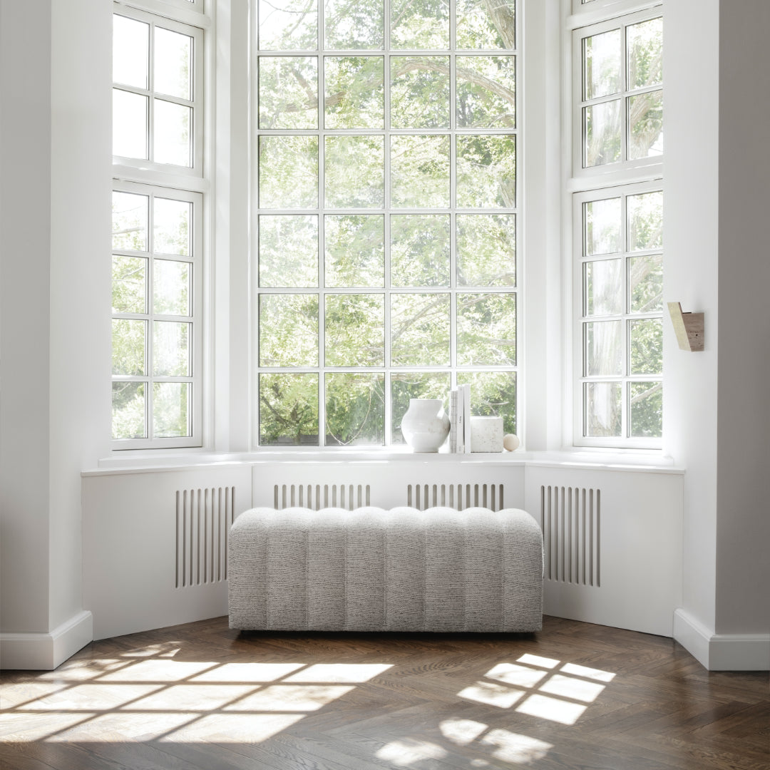 Studio Bench in bright airy window space