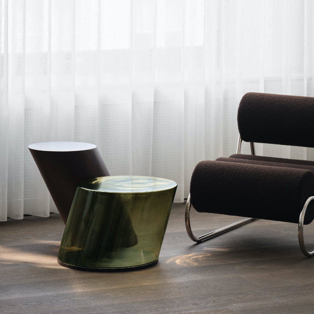 Tilt Coffee Table - Glass