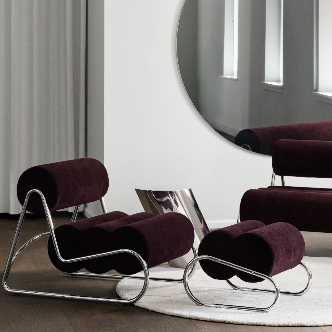 Tilt Side Table - Stainless Steel