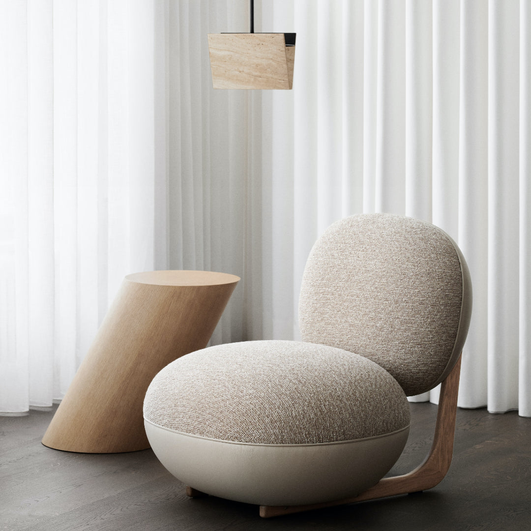 Tilt Side Table - Wood