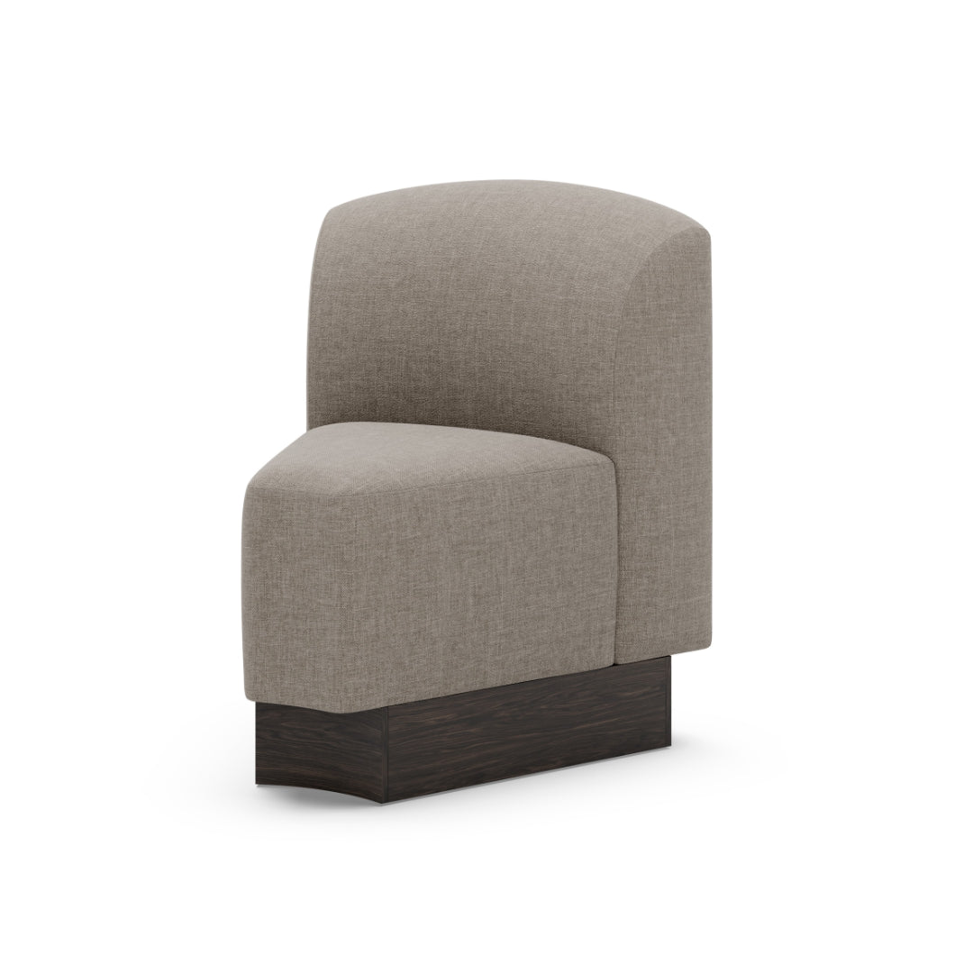 Shore Modular Dining Sofa - Curved Corner Inward, Plinth, Module 31