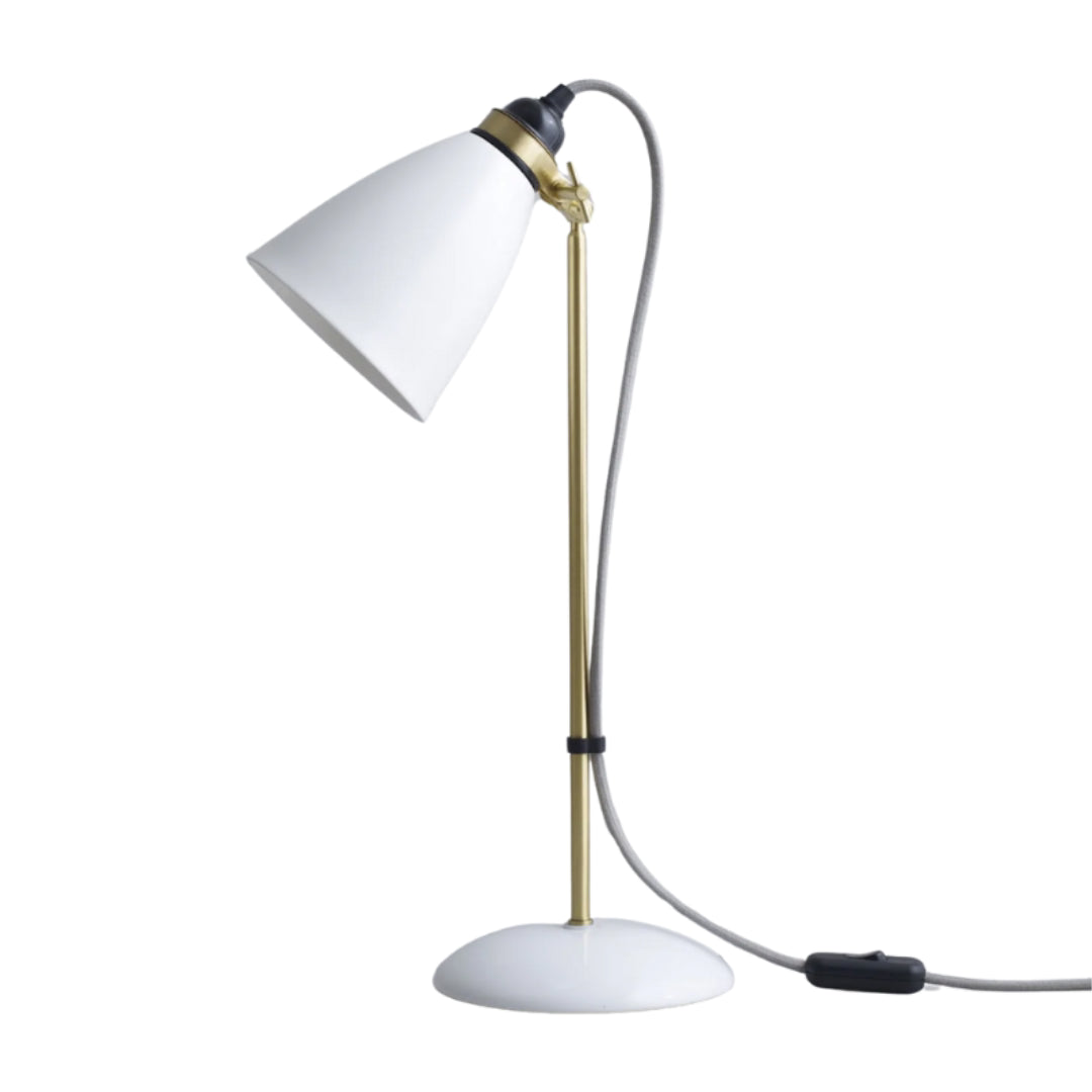 Hector 30 Table Lamp - Satin Brass