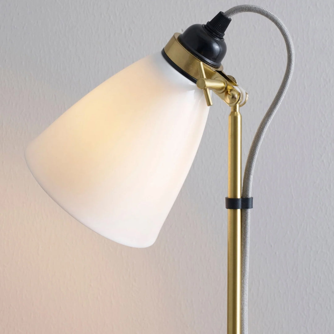 Hector 30 Table Lamp - Satin Brass