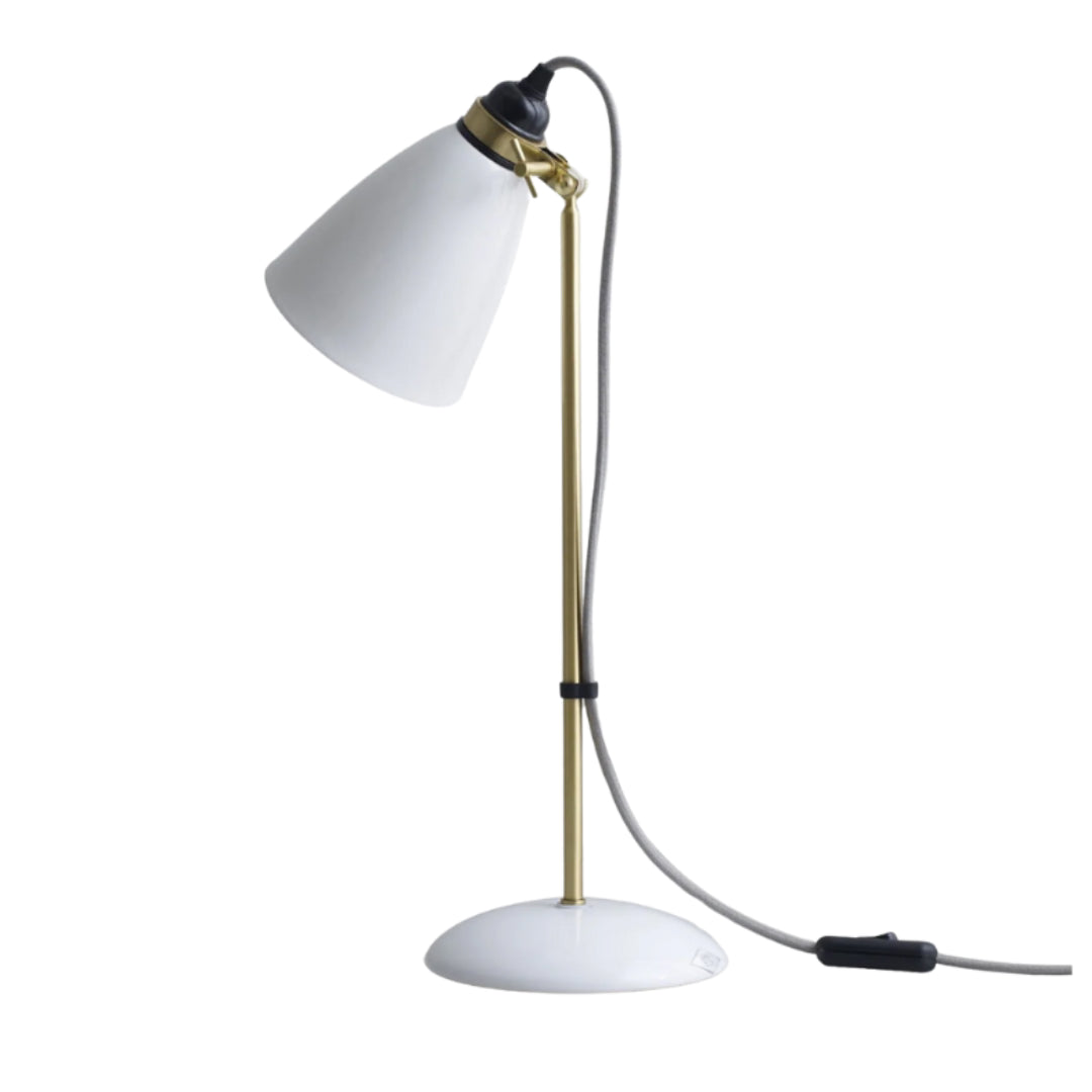 Hector 30 Table Lamp - Satin Brass