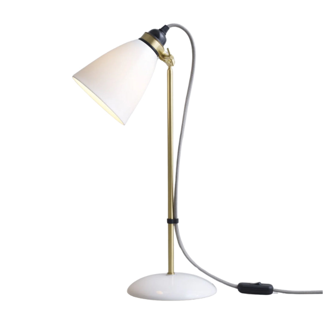 Hector 30 Table Lamp - Satin Brass