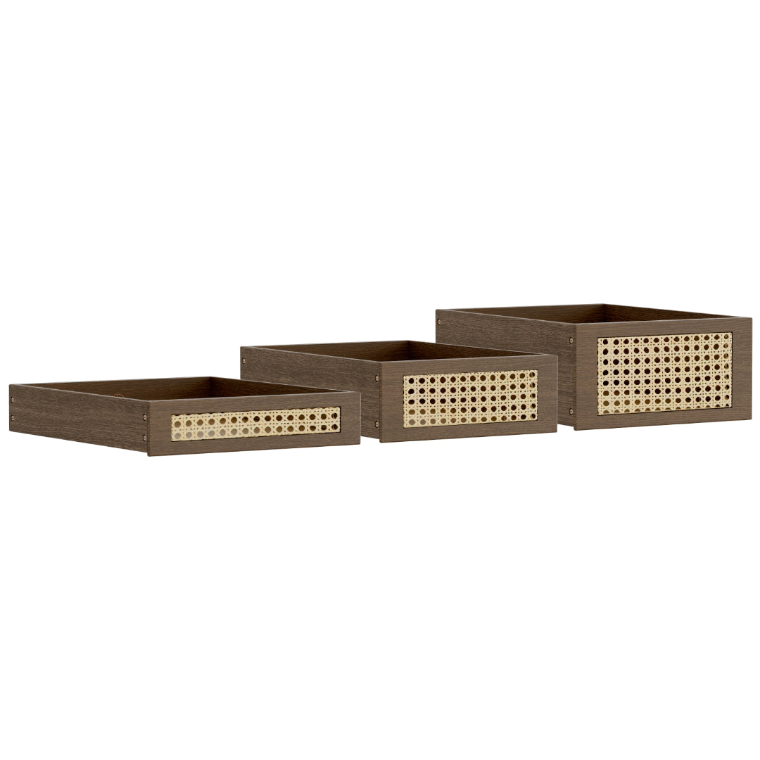 Stories Shelving - Wooden Trays Set of 3