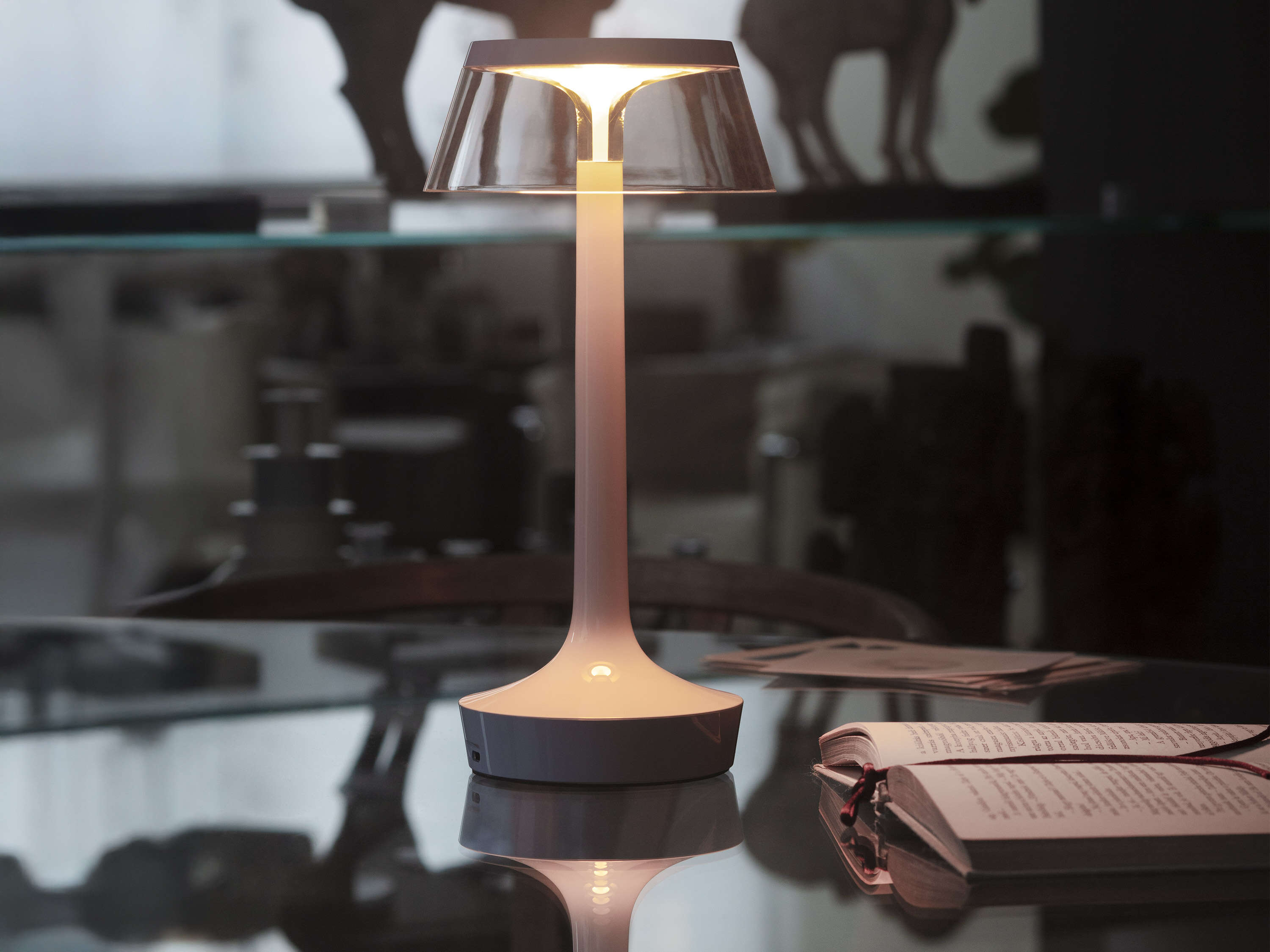 Bon Jour Unplugged Table Lamp