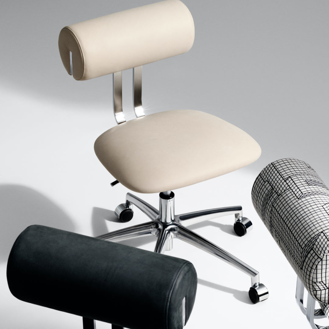 Hippo Work Chair - 5 Star w/ Castors - Batten Home