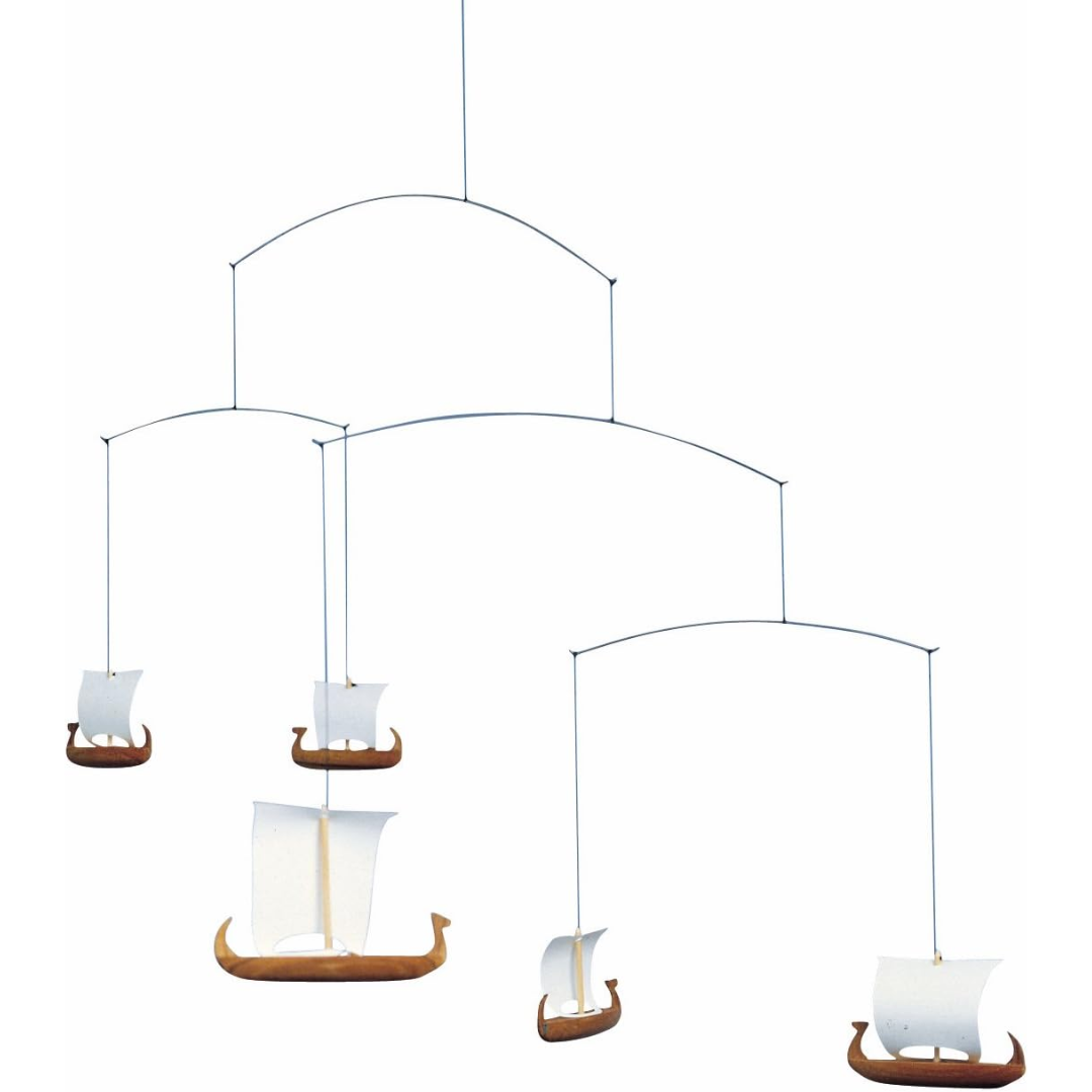 Flensted 5 Viking Ships Mobile - Batten Home