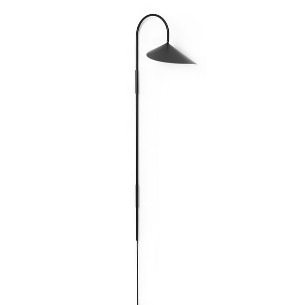 Arum Swivel Wall Lamp Tall - Black
